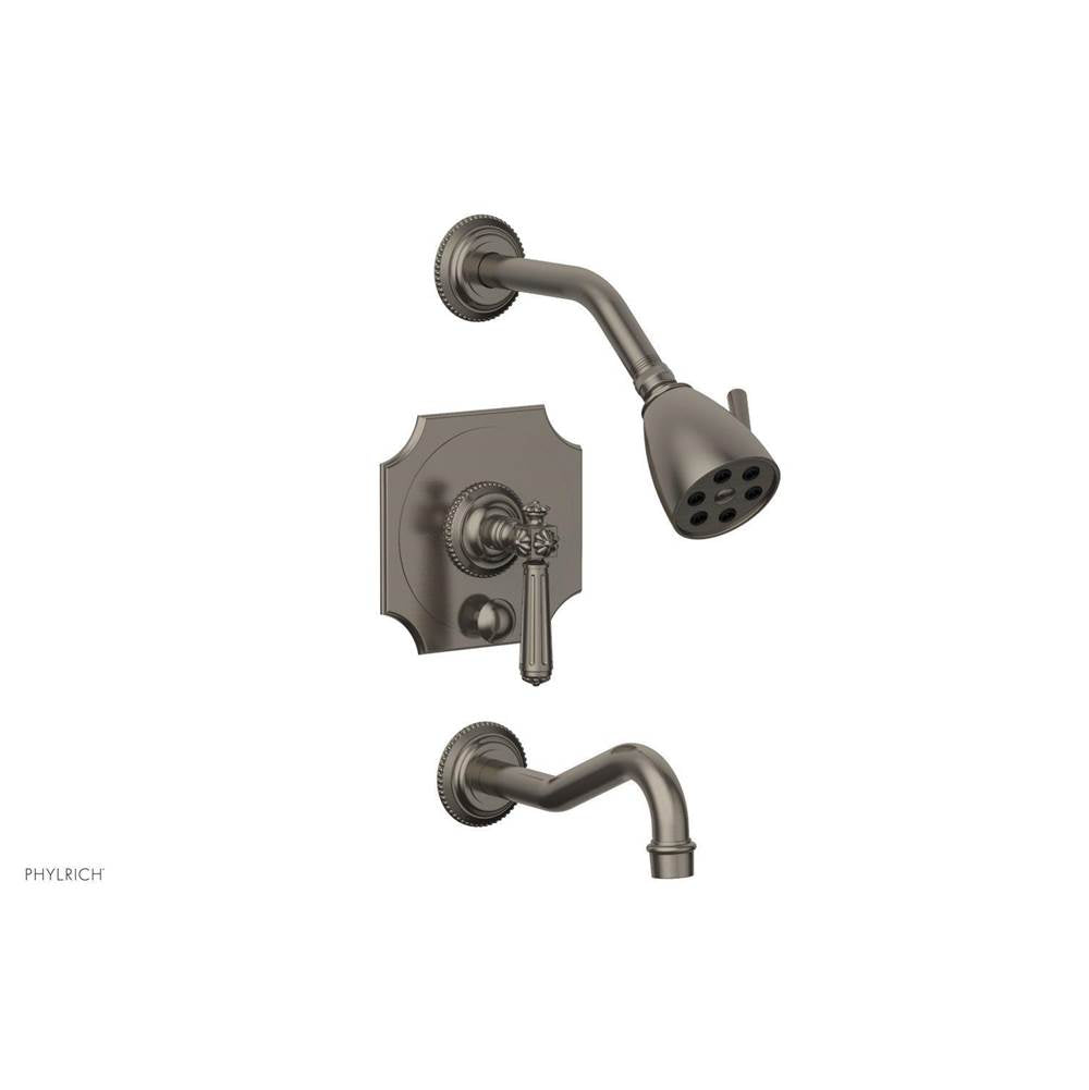 Phylrich - MARVELLE Pressure Balance Tub and Shower Set - Lever Handle 162-27 - Pewter