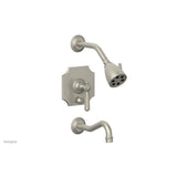 Phylrich - MARVELLE Pressure Balance Tub and Shower Set - Lever Handle 162-27 - Burnished Nickel