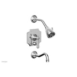 Phylrich - MARVELLE Pressure Balance Tub and Shower Set - Lever Handle 162-27 - Satin Brass