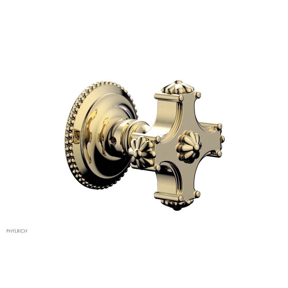 Phylrich - MARVELLE Volume Control/Diverter Trim - Blade Handle 162-35 - Old English Brass