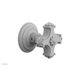 Phylrich - MARVELLE Volume Control/Diverter Trim - Blade Handle 162-35 - Satin White