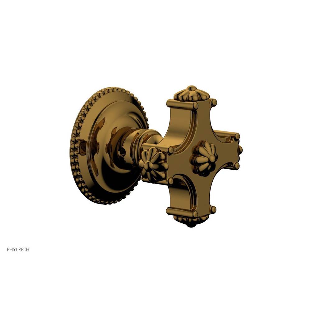 Phylrich - MARVELLE Volume Control/Diverter Trim - Blade Handle 162-35 - Polished Gold