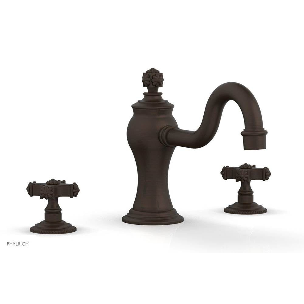 Phylrich - MARVELLE Deck Tub Set - Cross Handles 162-40 - Antique Bronze