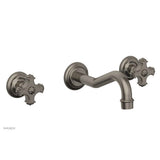 Phylrich - MARVELLE Wall Tub Set - Blade Handles 162-56 - Pewter