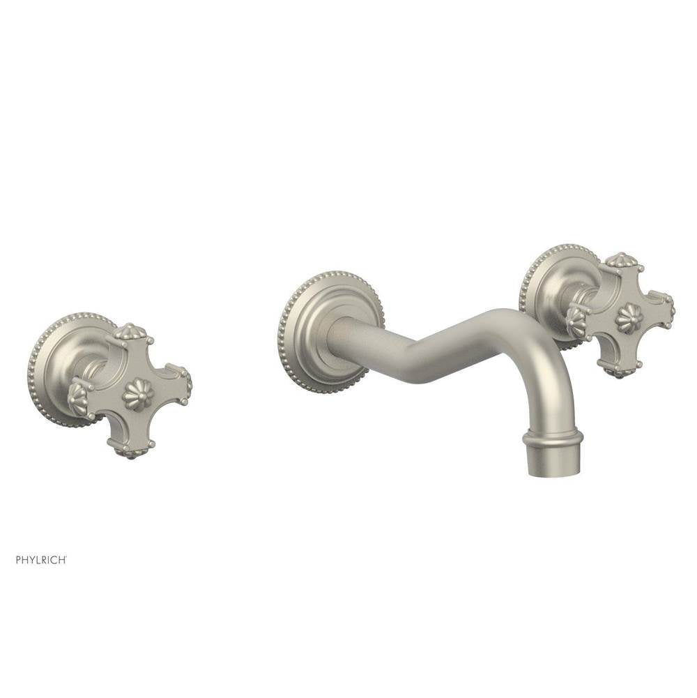 Phylrich - MARVELLE Wall Tub Set - Blade Handles 162-56 - Burnished Nickel