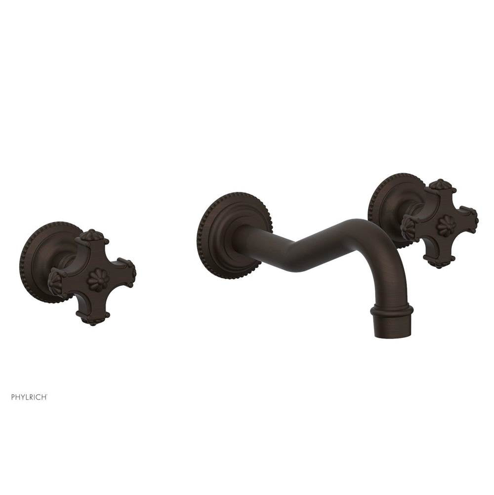 Phylrich - MARVELLE Wall Tub Set - Blade Handles 162-56 - Antique Bronze