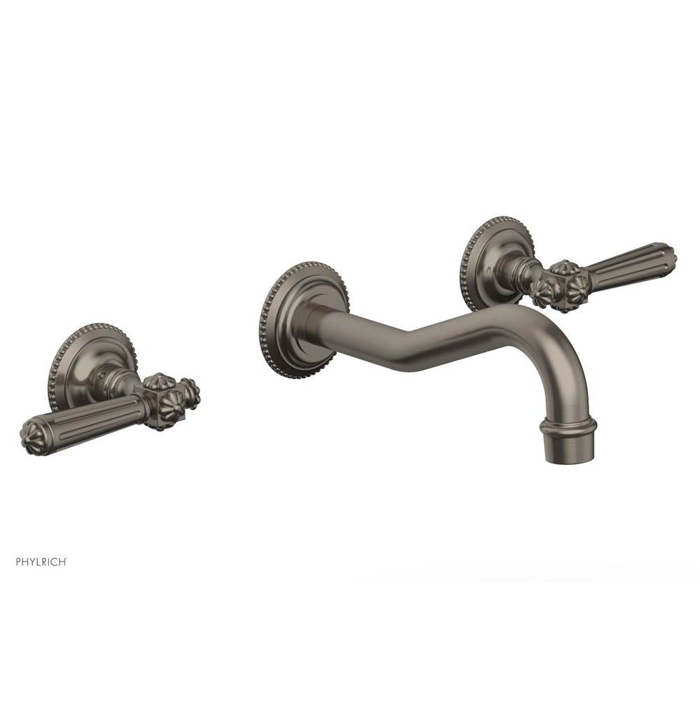 Phylrich - MARVELLE Wall Tub Set - Lever Handles 162-57 - Burnished Nickel