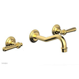 Phylrich - MARVELLE Wall Tub Set - Lever Handles 162-57 - Satin Gold