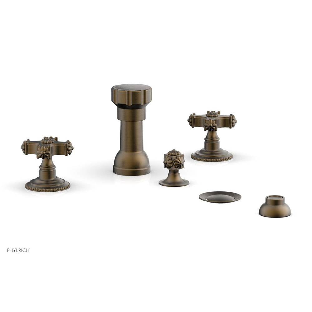 Phylrich - MARVELLE Four Hole Bidet Set 162-60 - Old English Brass