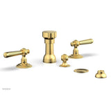Phylrich - Four Hole Bidet Set - Burnished Gold