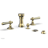 Phylrich - MARVELLE Four Hole Bidet Set 162-61 - Polished Brass Uncoated