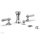 Phylrich - MARVELLE Four Hole Bidet Set 162-61 - Satin Brass