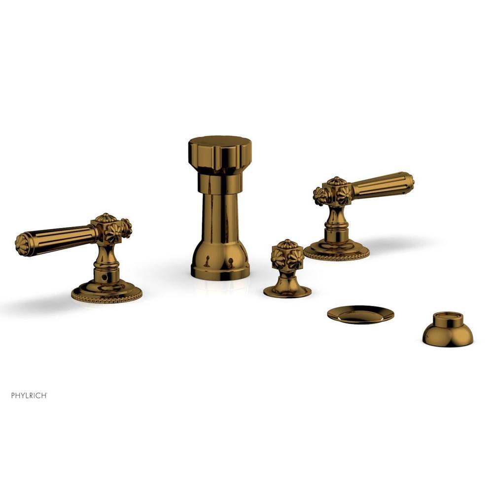 Phylrich - MARVELLE Four Hole Bidet Set 162-61 - Polished Gold