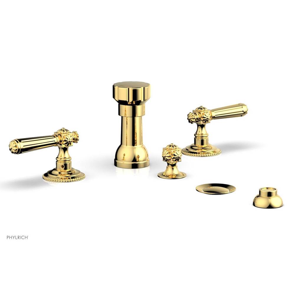 Phylrich - MARVELLE Four Hole Bidet Set 162-61 - Satin Gold