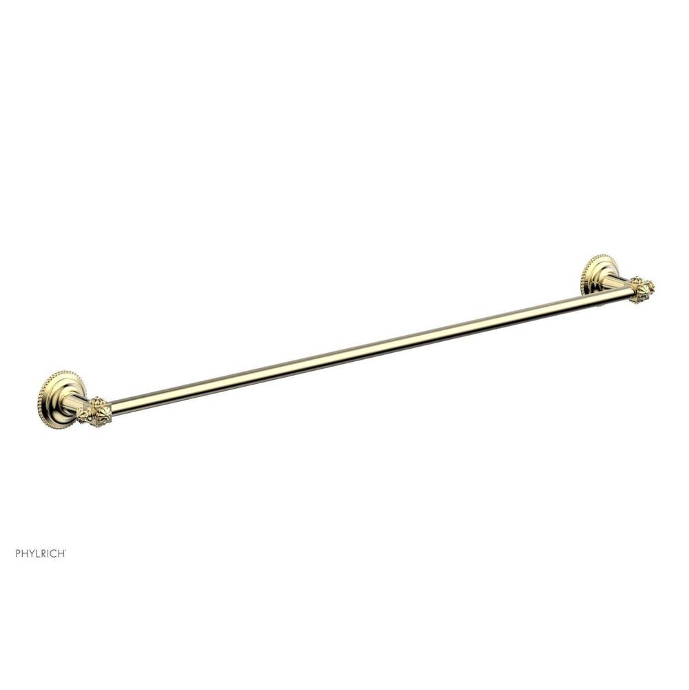Phylrich - MARVELLE 30'' Towel Bar 162-72 - Polished Brass Uncoated