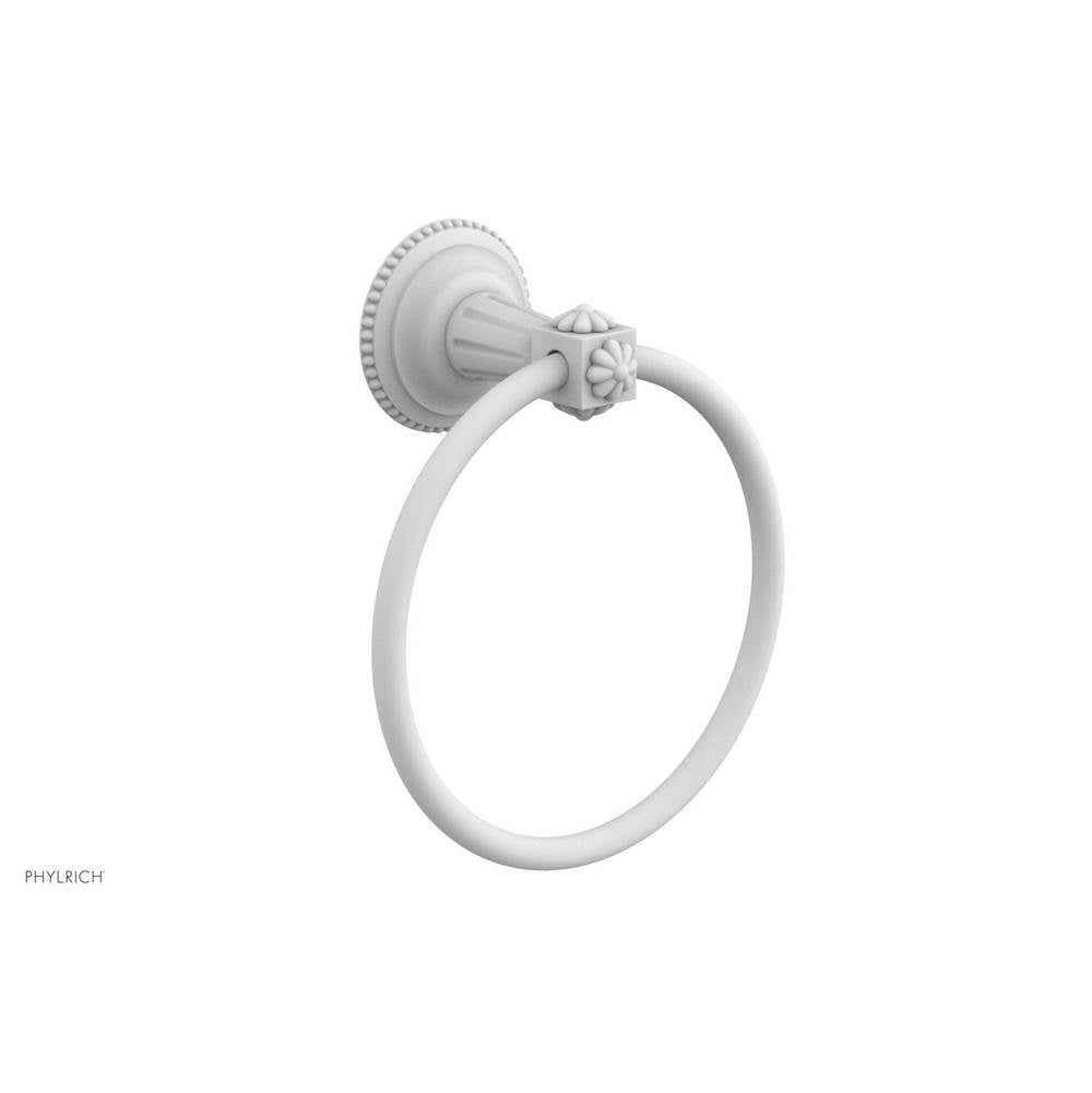 Phylrich - MARVELLE Towel Ring 162-75 - Satin White