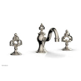 Phylrich - COURONNE Widespread Faucet Cross Handles 163-01 - Polished Chrome