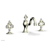 Phylrich - COURONNE Widespread Faucet Cross Handles 163-01 - Satin Nickel