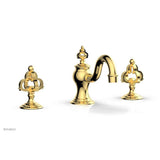Phylrich - COURONNE Widespread Faucet Cross Handles 163-01 - Polished Gold