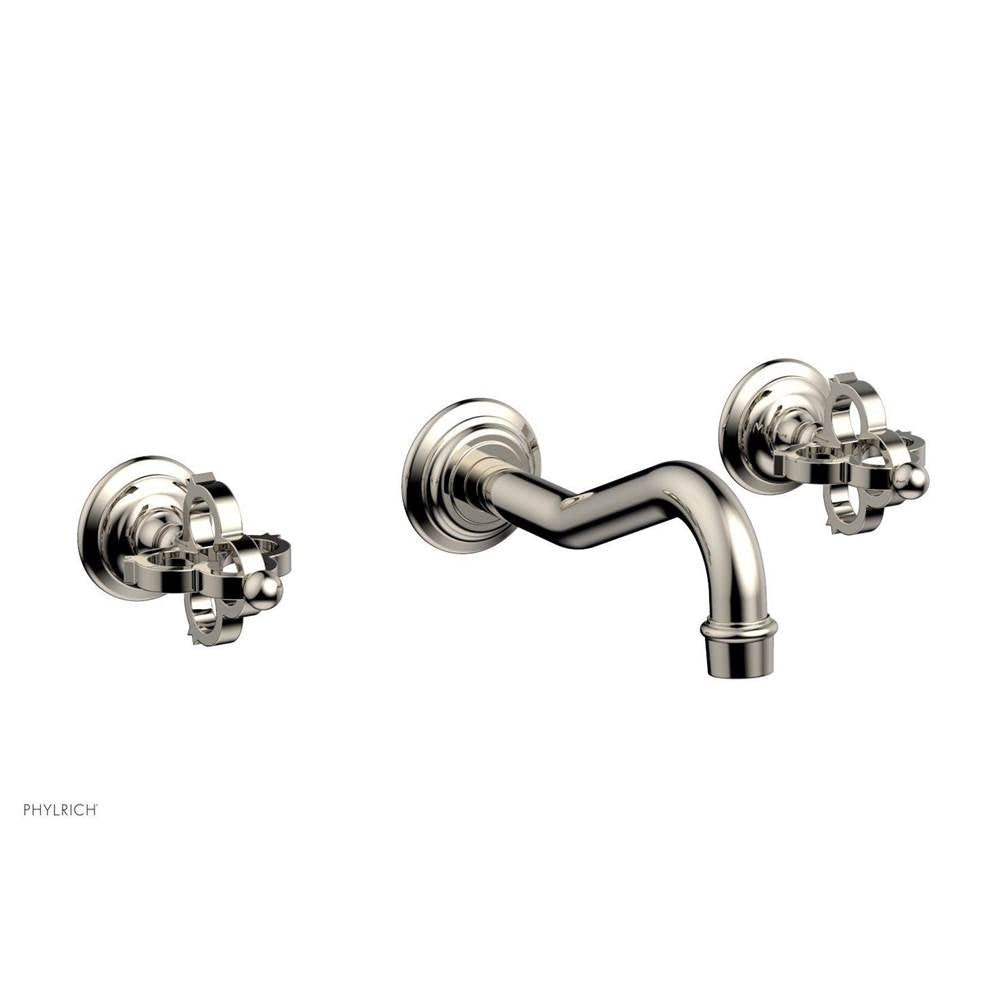 Phylrich - COURONNE Wall Lavatory Set 163-11 - Polished Nickel