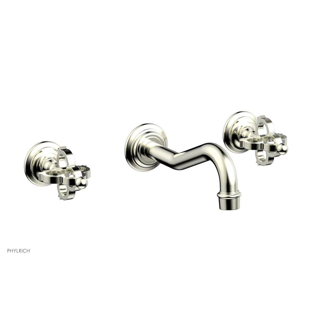 Phylrich - COURONNE Wall Lavatory Set 163-11 - Satin Nickel