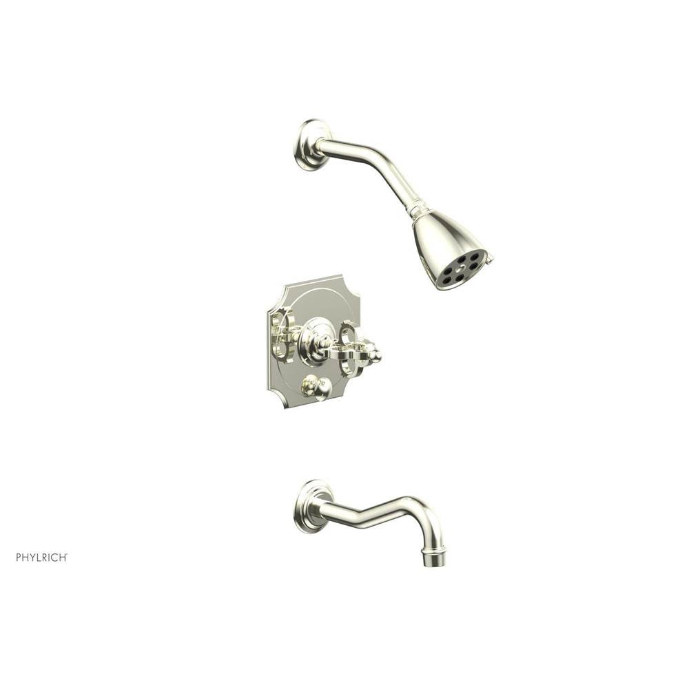 Phylrich - COURONNE Pressure Balance Tub and Shower Set 163-26 - Pewter