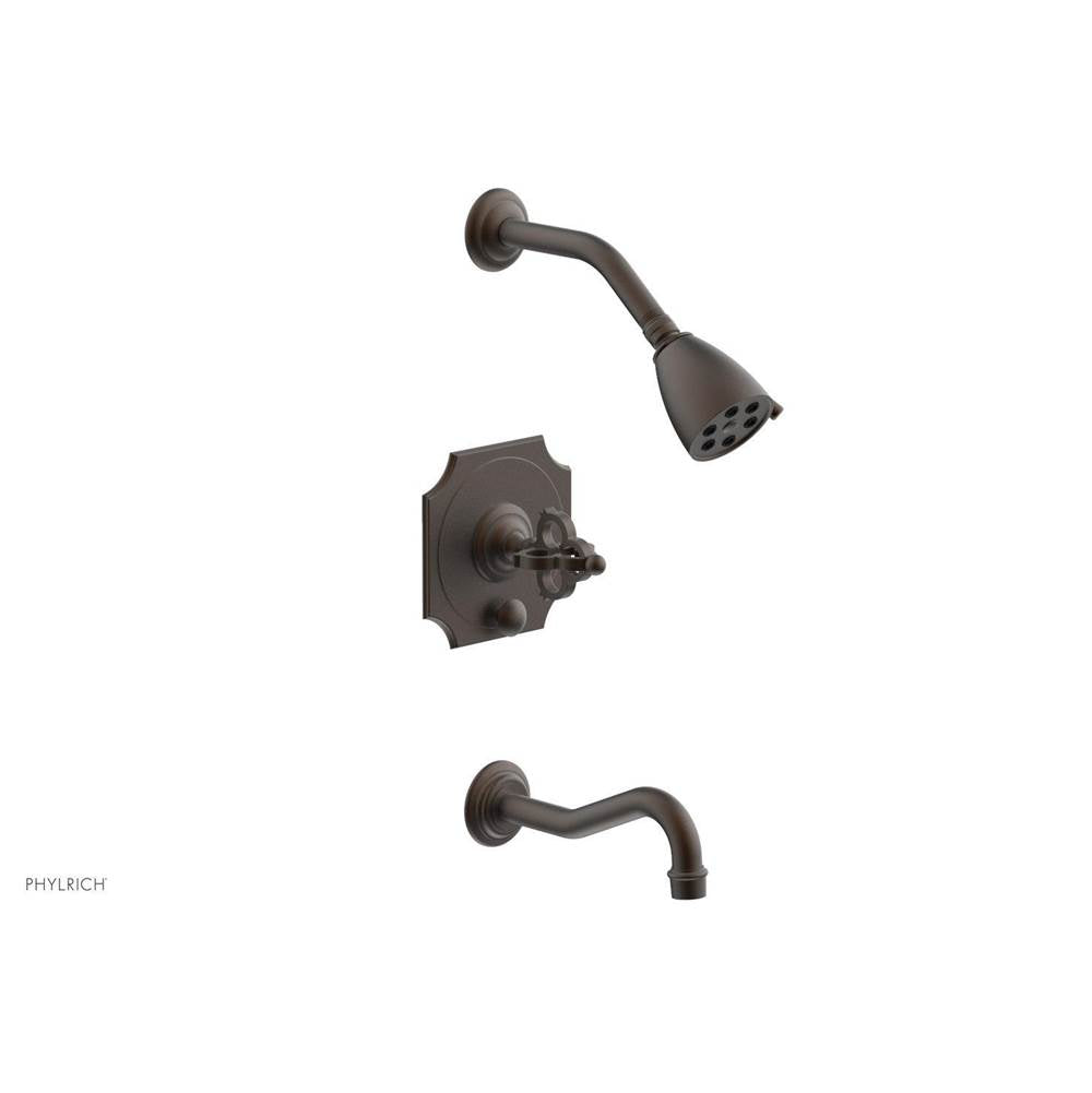 Phylrich - COURONNE Pressure Balance Tub and Shower Set 163-26 - Antique Bronze