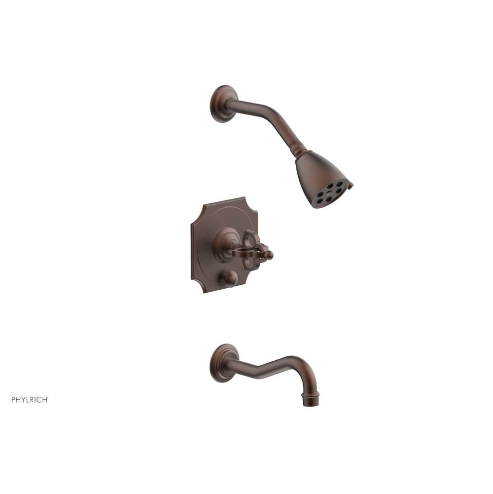 Phylrich - COURONNE Pressure Balance Tub and Shower Set 163-26 - Oil Rubbed Bronze