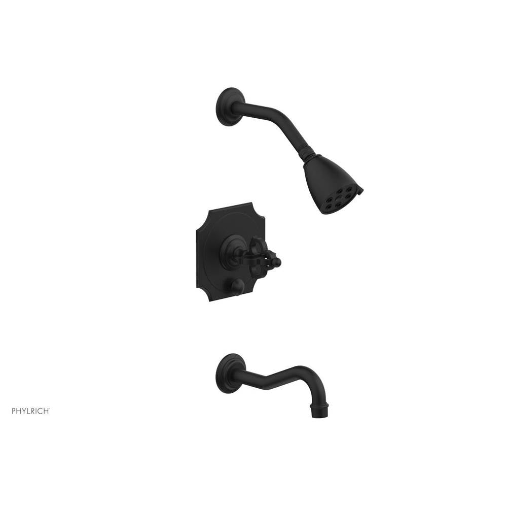Phylrich - COURONNE Pressure Balance Tub and Shower Set 163-26 - Matte Black