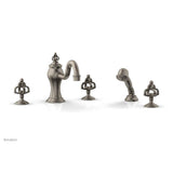 Phylrich - COURONNE Deck Tub Set with Hand Shower 163-48 - Pewter