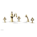 Phylrich - COURONNE Deck Tub Set with Hand Shower 163-48 - Satin Brass