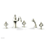 Phylrich - COURONNE Deck Tub Set with Hand Shower 163-48 - Satin Nickel