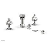 Phylrich - Four Hole Bidet Set - Satin chrome