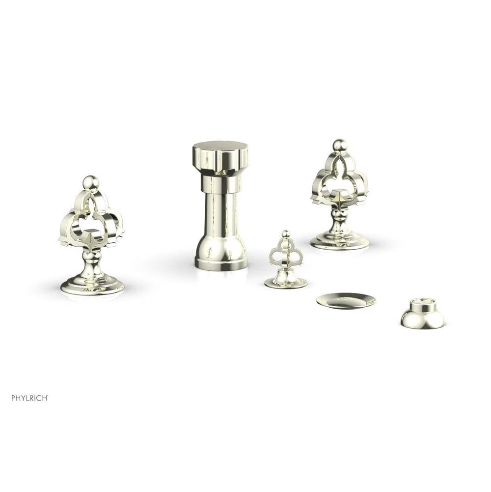 Phylrich - Four Hole Bidet Set - Burnished Nickel