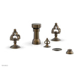 Phylrich - Four Hole Bidet Set - Old English Brass
