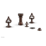 Phylrich - Four Hole Bidet Set - Weathered Copper
