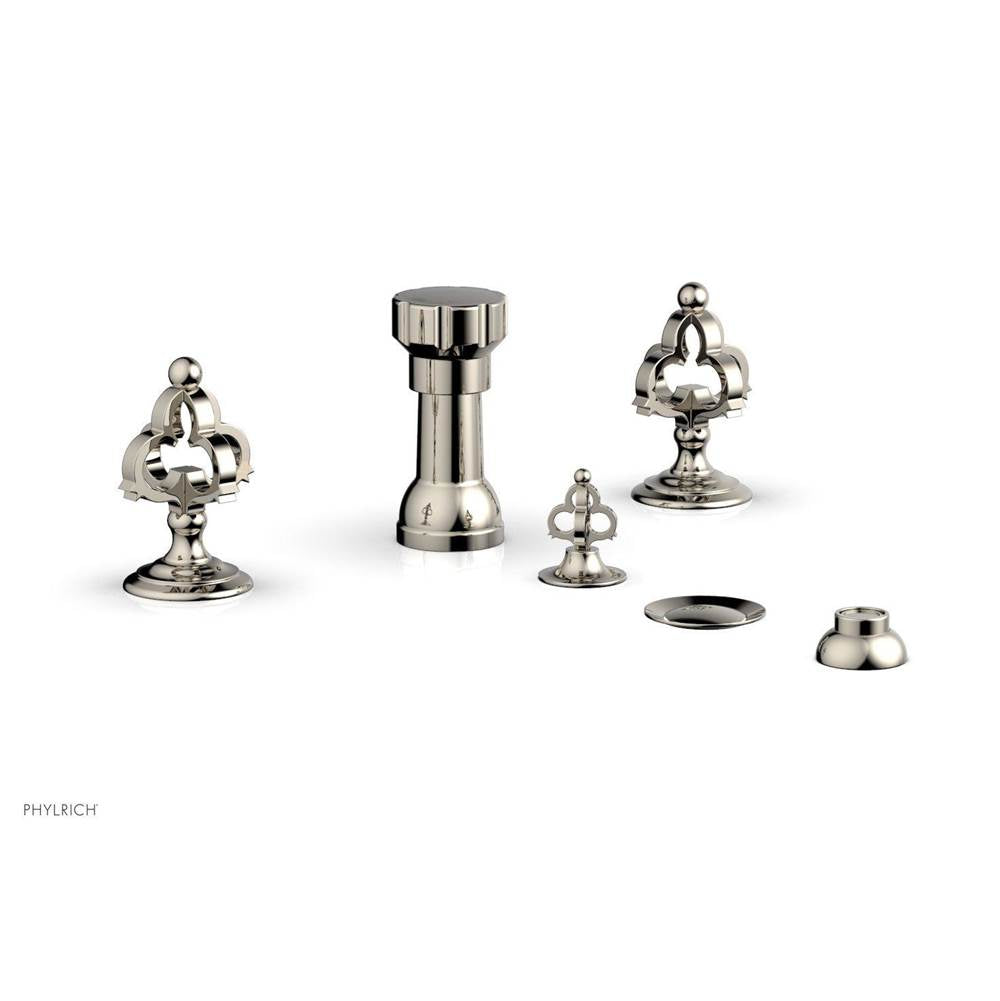 Phylrich - Four Hole Bidet Set - Polished Nickel