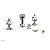 Phylrich - Four Hole Bidet Set - Polished Nickel