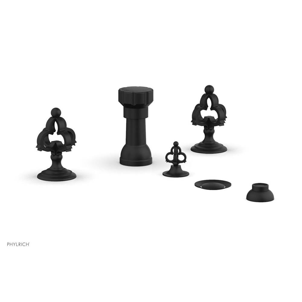 Phylrich - Four Hole Bidet Set - Matte Black