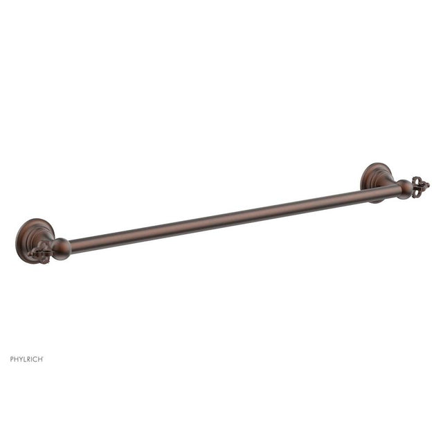 Phylrich - 24'' Towel Bar - Weathered Copper