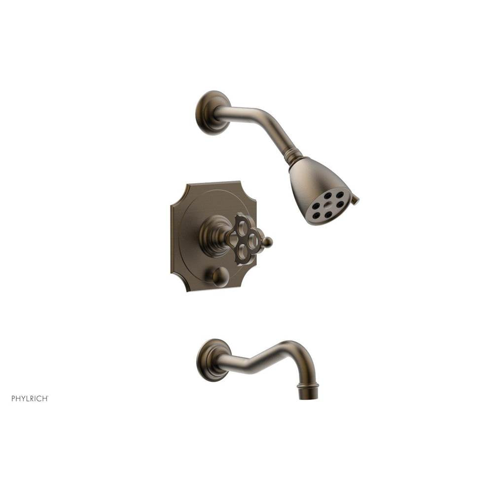 Phylrich - MAISON Pressure Balance Tub and Shower Set 164-26 - Old English Brass