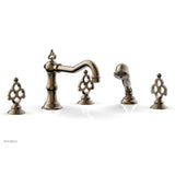 Phylrich - MAISON Deck Tub Set with Hand Shower 164-48 - Antique Bronze