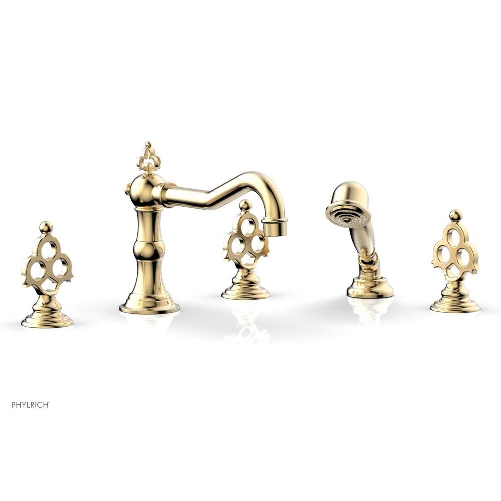 Phylrich - MAISON Deck Tub Set with Hand Shower 164-48 - Polished Nickel