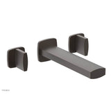Phylrich - Wall Lav Faucet Radi, Blade Handles - Oil Rubbed Bronze