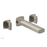 Phylrich - Wall Lav Faucet Radi, Blade Handles - Polished Nickel