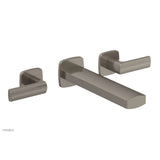 Phylrich - Wall Lav Faucet Radi, Lever Handles - Pewter