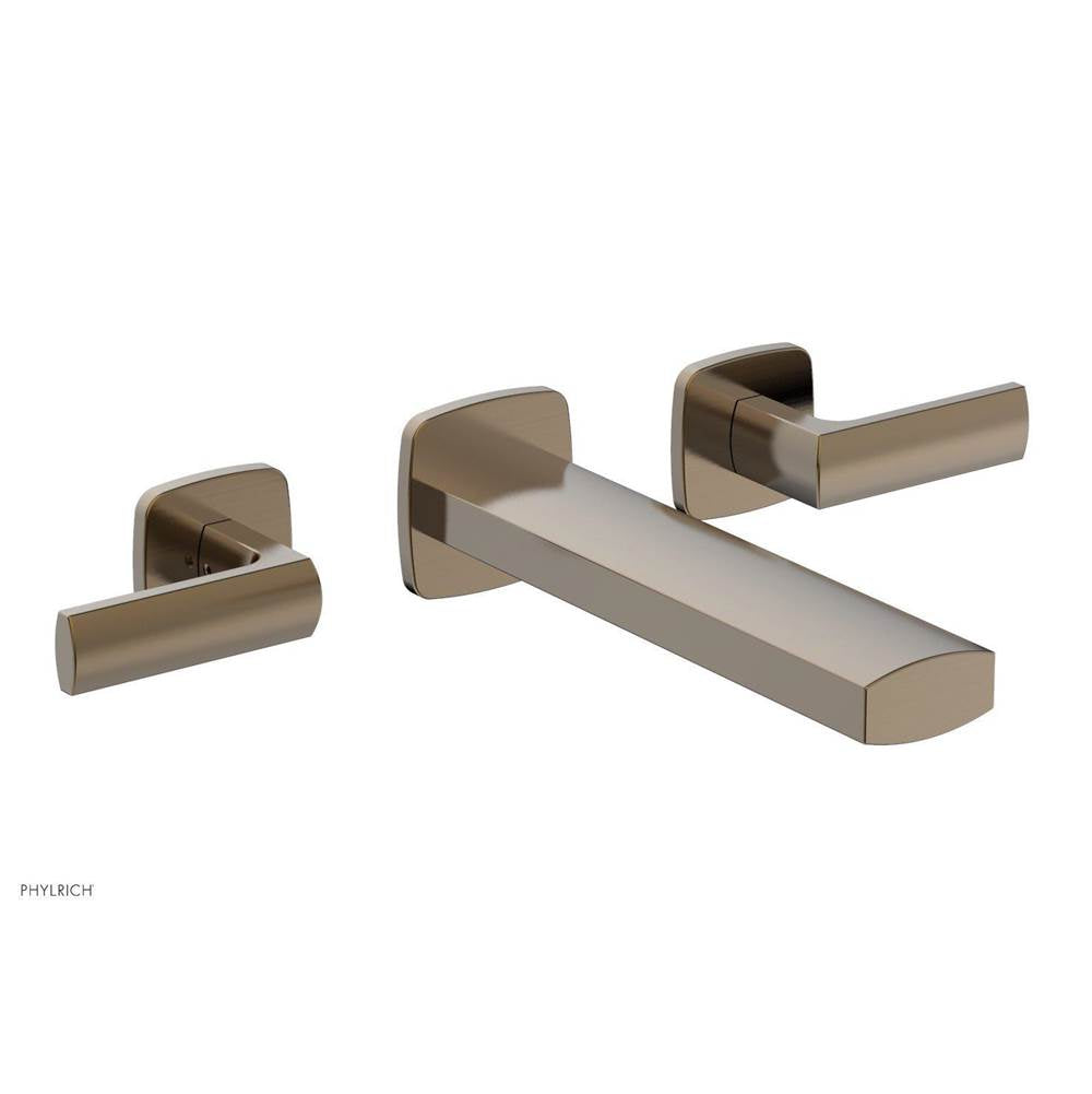 Phylrich - Wall Lav Faucet Radi, Lever Handles - Antique Brass