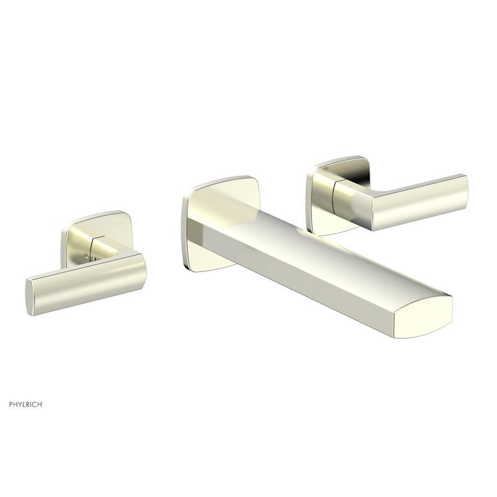 Phylrich - Wall Lav Faucet Radi, Lever Handles - Satin Nickel