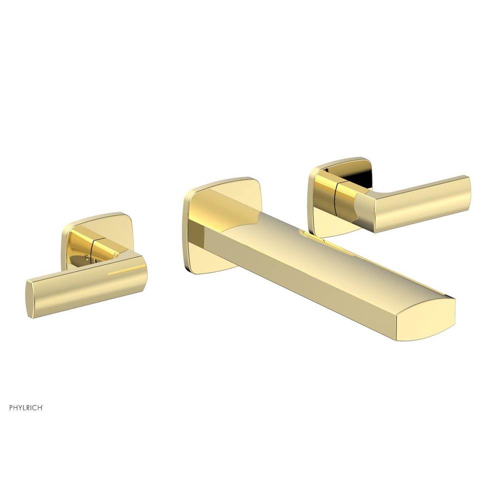 Phylrich - Wall Lav Faucet Radi, Lever Handles - Polished Brass