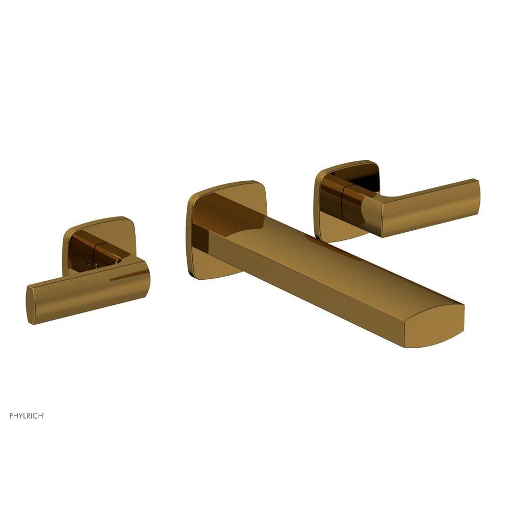 Phylrich - Wall Lav Faucet Radi, Lever Handles - French Brass